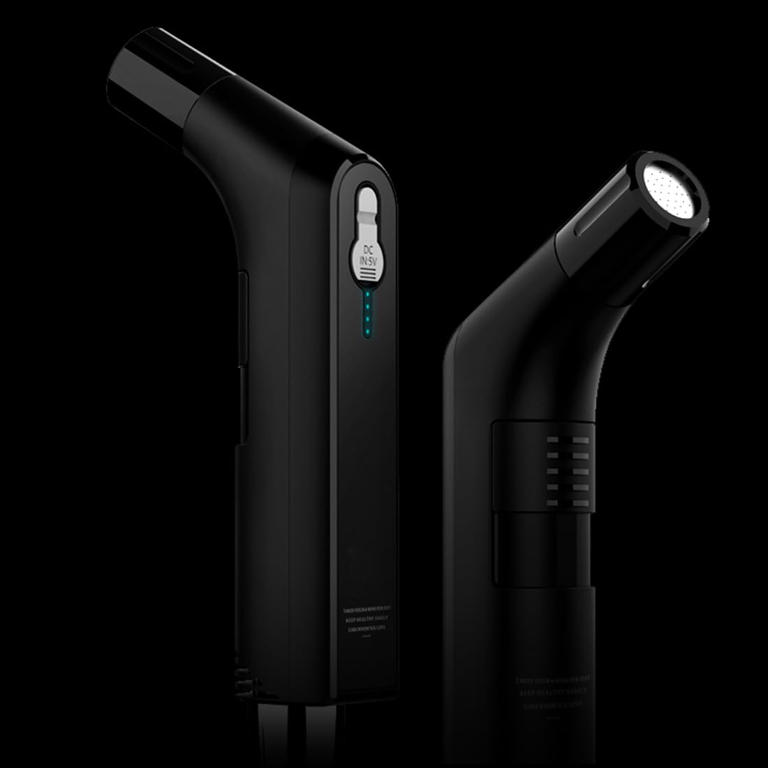 Portable Travel Bidet Electric Rechargeable Handheld Personal Bidet Sprayer for Hygiene Cleaning for Toilet with 2.3 liters Water container (Black)